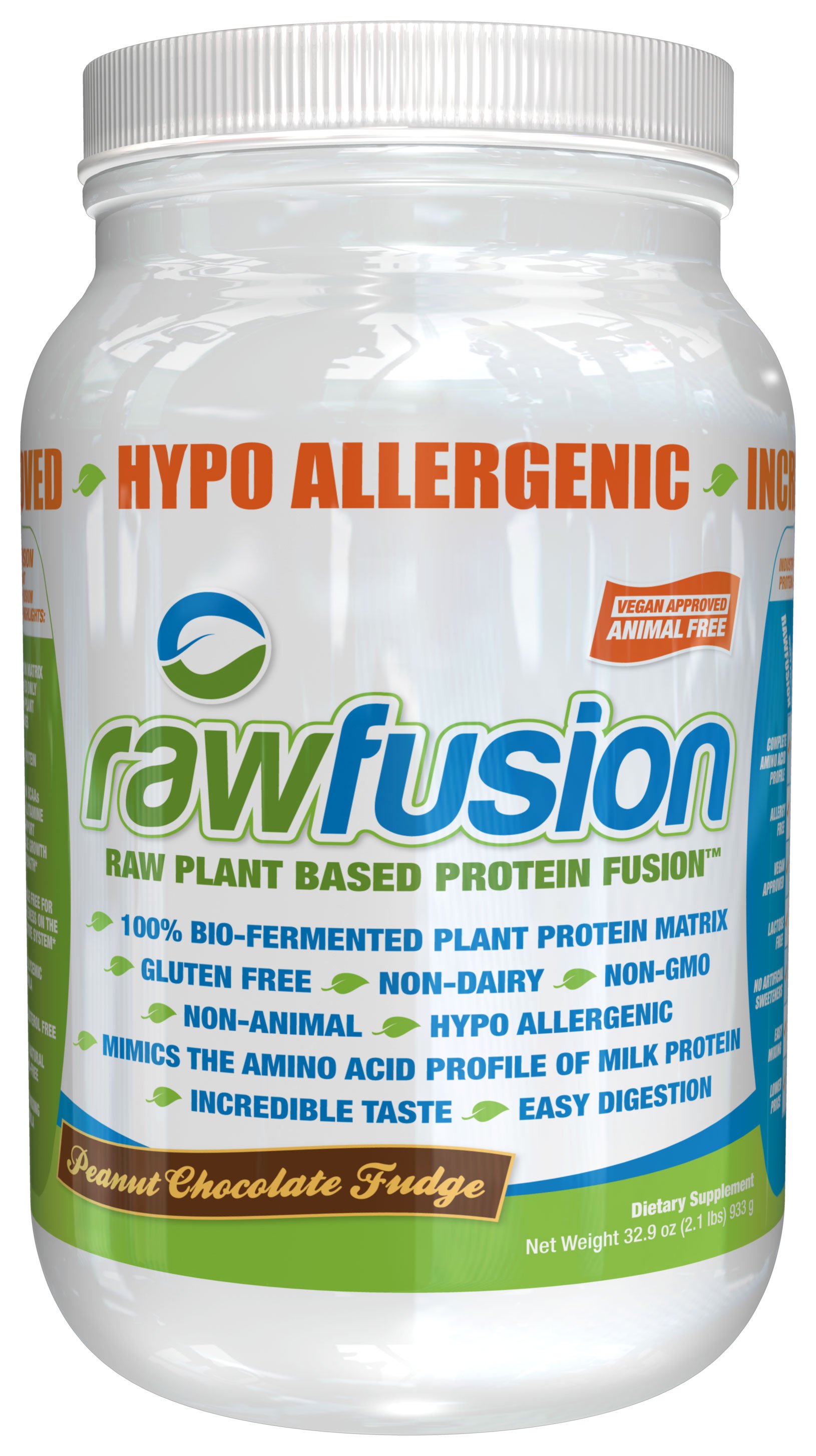 Raw Fusion, 900 g, San. Proteína vegetal. 