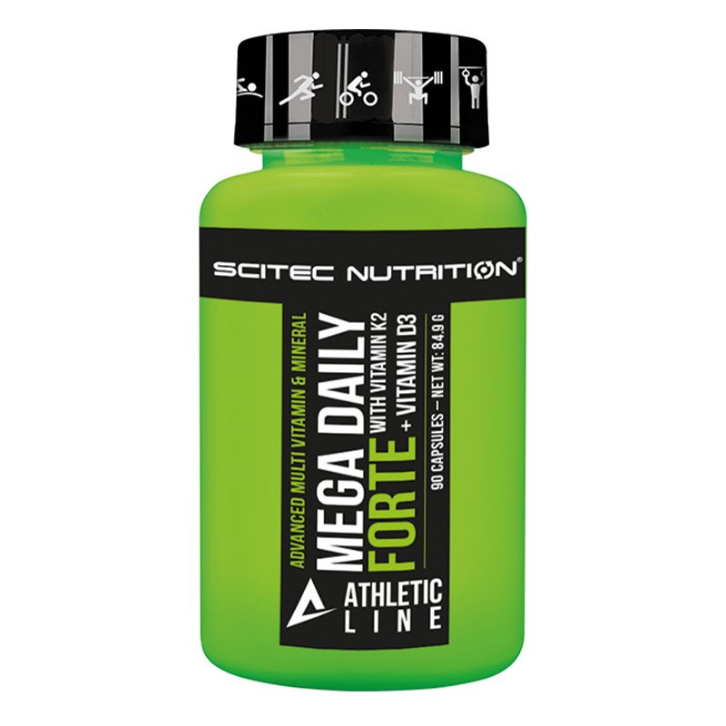 Витамины и минералы Scitec Athletic Line Mega Daily Forte, 90 капсул,  мл, Scitec Nutrition. Витамины и минералы. Поддержание здоровья Укрепление иммунитета 