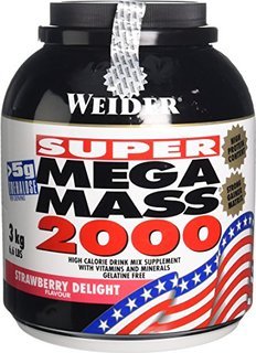 Mega Mass 2000, 3000 g, Weider. Gainer. Mass Gain Energy & Endurance स्वास्थ्य लाभ 