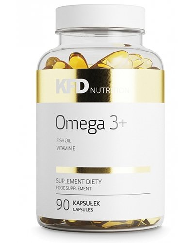 Omega 3+, 90 pcs, KFD Nutrition. Omega 3 (Fish Oil). General Health Ligament and Joint strengthening Skin health CVD Prevention Anti-inflammatory properties 