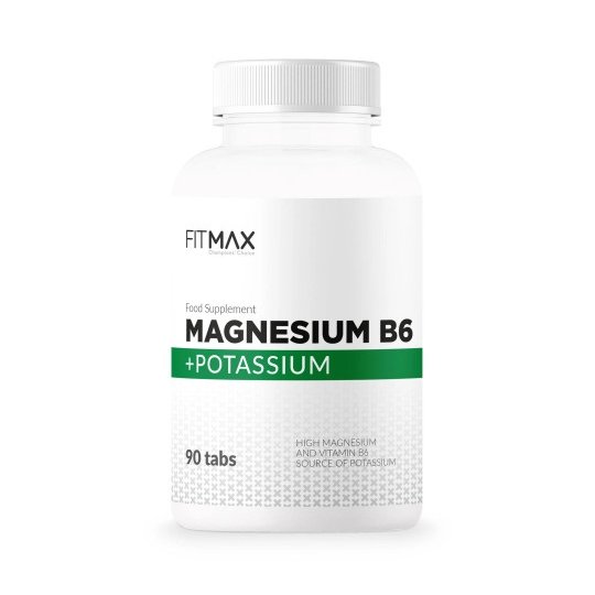 FitMax Витамины и минералы FitMax Magnesium B6 + Pottasium, 90 таблеток, , 