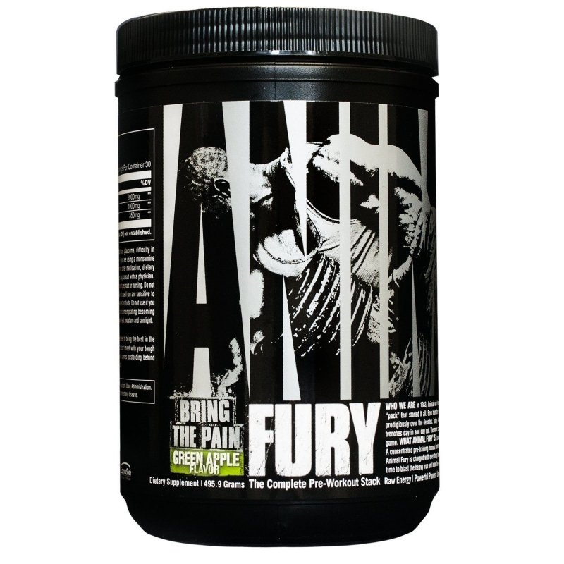 Universal Nutrition Animal Fury, , 480 г