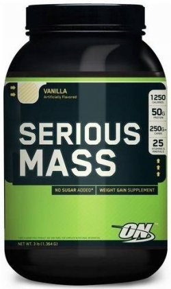 Serious Mass, 1360 g, Optimum Nutrition. Ganadores. Mass Gain Energy & Endurance recuperación 