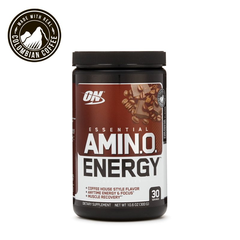 Предтренировочный комплекс Optimum Essential Amino Energy, 270 грамм Мокка капучино,  ml, Optimum Nutrition. Pre Workout. Energy & Endurance 