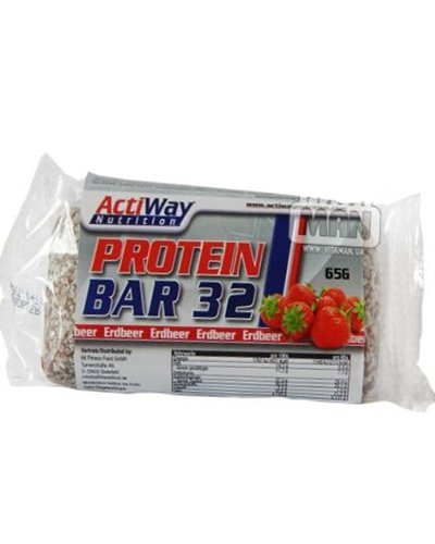 Protein Bar 32, 1 piezas, ActiWay Nutrition. Bares. 