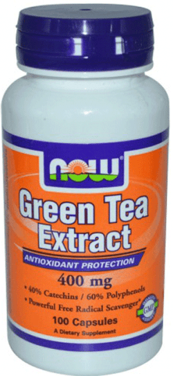 Green Tea Extract, 100 pcs, Now. Special supplements. 