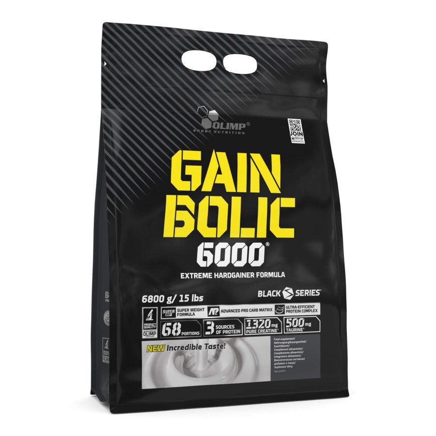 Гейнер Olimp Gain Bolic 6000, 6.8 кг Банан,  ml, Olimp Labs. Ganadores. Mass Gain Energy & Endurance recuperación 