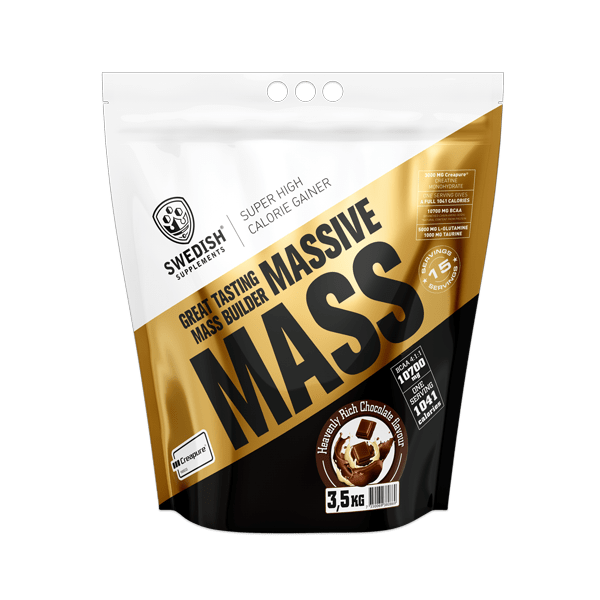 Swedish supplements - Massive Mass - 3,5 kg Heavenly Rich Chocolate,  ml, Swedish Supplements. Gainer. Mass Gain Energy & Endurance recovery 