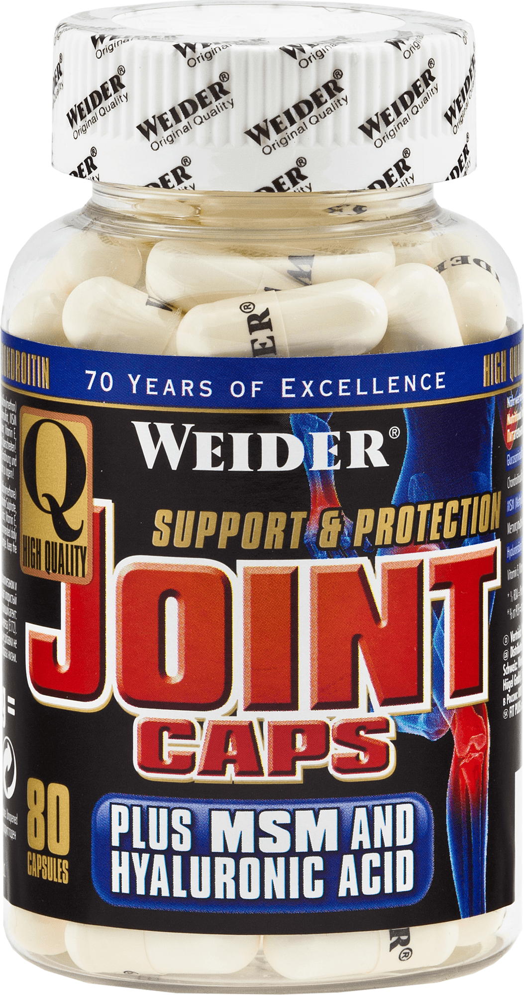 Joint Caps, 80 pcs, Weider. For joints and ligaments. General Health Ligament and Joint strengthening 