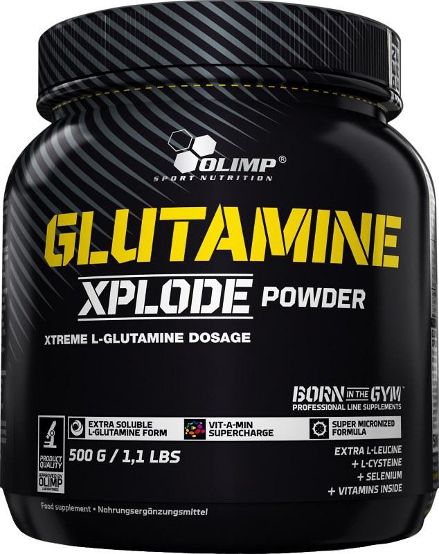 Глютамін Olimp Labs Glutamine Xplode 500 g,  ml, Olimp Labs. Glutamine. Mass Gain recovery Anti-catabolic properties 