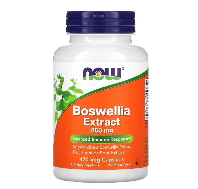 NOW Foods Boswellia Extract 250 mg 120 Veg Caps,  мл, Now. Спец препараты. 