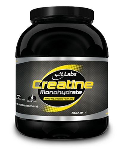 Creatine Monohydrate, 500 g, All Sports Labs. Monohidrato de creatina. Mass Gain Energy & Endurance Strength enhancement 