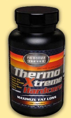 Thermo Xtreme Hardcore, 120 шт, California Fitness. Термогеники (Термодженики). Снижение веса Сжигание жира 