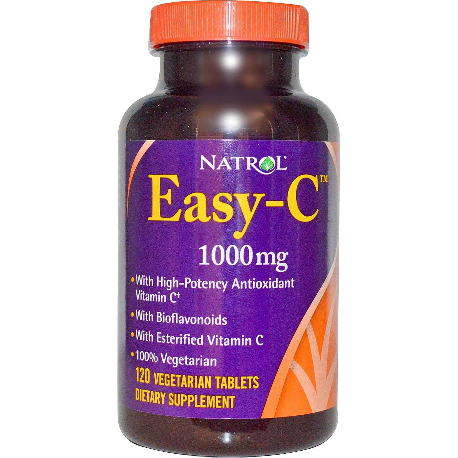 Easy-C 1000 mg, 120 шт, Natrol. Витамин C. Поддержание здоровья Укрепление иммунитета 