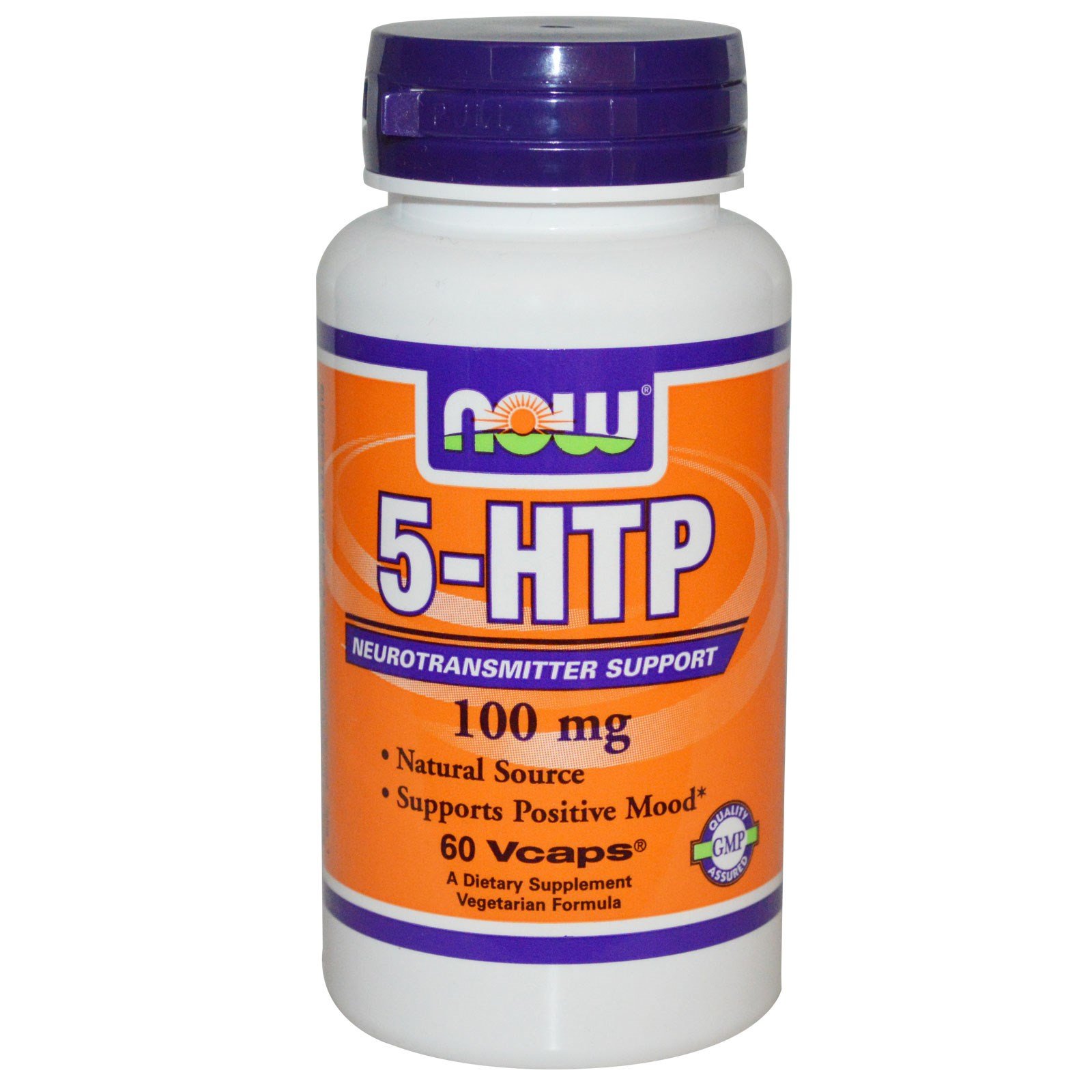 Now 5 HTP 100 mg, , 60 шт