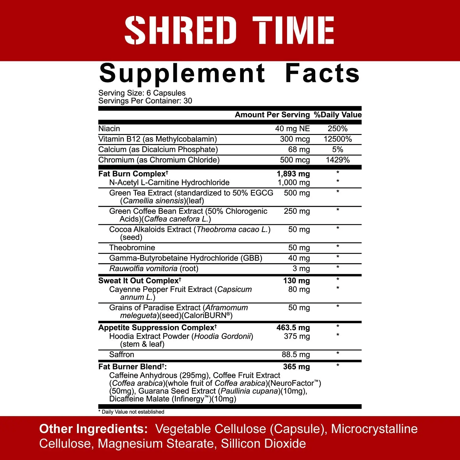 Rich Piana 5% Nutrition  Shred Time 180 шт. / 30 servings,  мл, Rich Piana 5%. Жиросжигатель