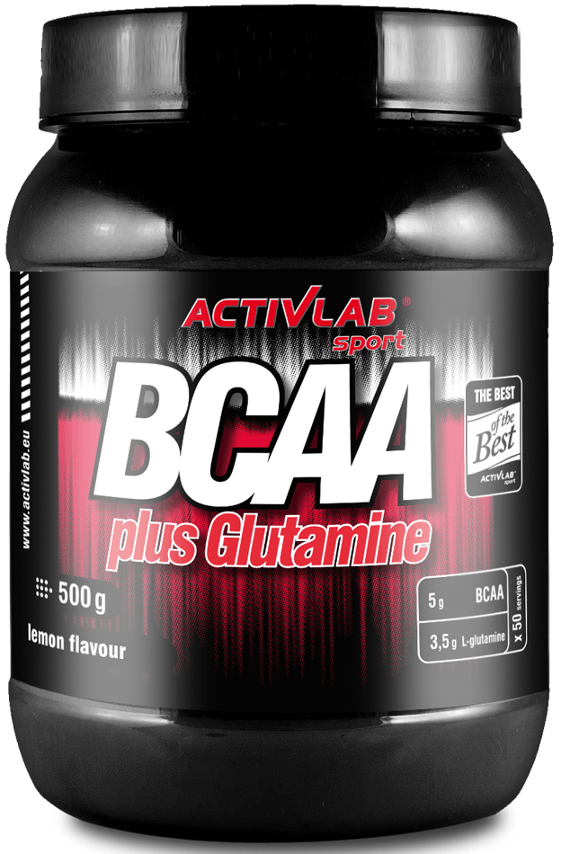 BCAA plus Glutamine, 500 г, ActivLab. BCAA. Снижение веса Восстановление Антикатаболические свойства Сухая мышечная масса 