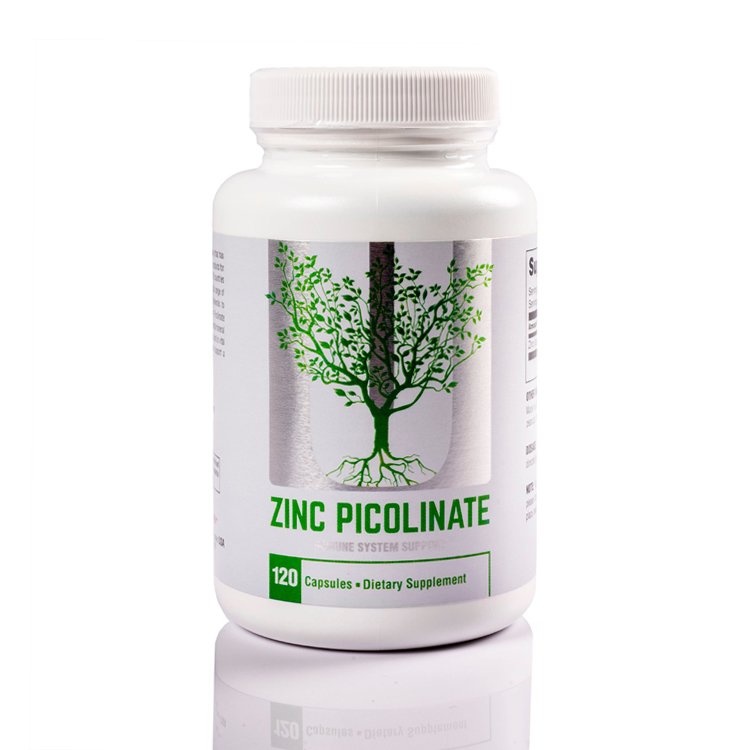 Витамины и минералы Universal Zinc Picolinate, 120 капсул, СРОК 09.22,  мл, Universal Nutrition. Витамины и минералы. Поддержание здоровья Укрепление иммунитета 