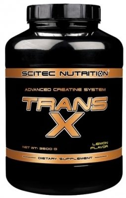 Trans X, 3500 g, Scitec Nutrition. Creatine monohydrate. Mass Gain Energy & Endurance Strength enhancement 
