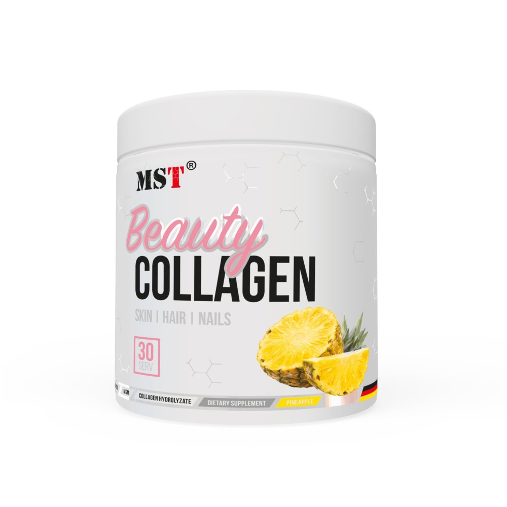 Для суставов и связок MST Collagen Beauty, 225 грамм Ананас,  ml, MST Nutrition. For joints and ligaments. General Health Ligament and Joint strengthening 
