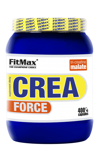 Crea Force, 400 piezas, FitMax. Tri-Creatina Malato. 