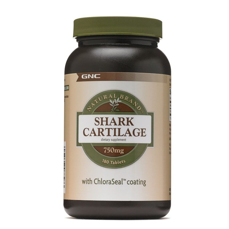 Для суставов и связок GNC Shark Cartilage, 180 таблеток,  мл, GNC. Хондропротекторы. Поддержание здоровья Укрепление суставов и связок 