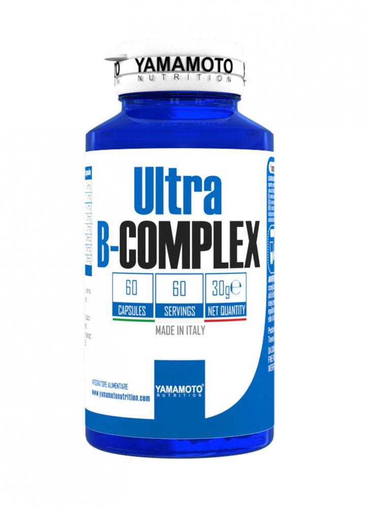 Комплекс витаминов группы Б Yamamoto nutrition Ultra B-Complex (60 капс) ямамото,  мл, Yamamoto Nutrition. Витамин B. Поддержание здоровья 