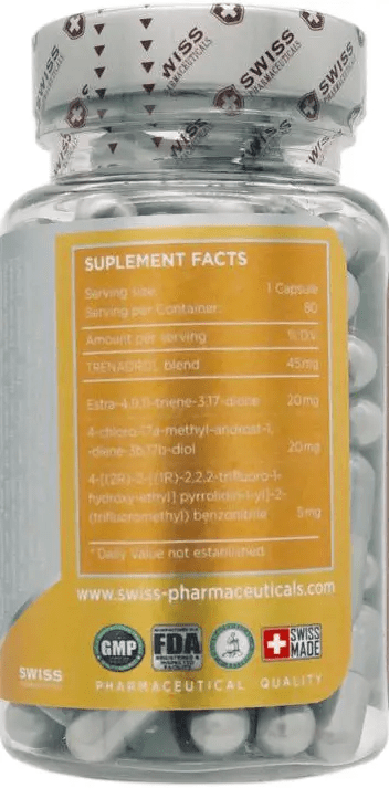 SWISS PHARMACEUTICALS  Trenadrol 80 шт. / 80 servings,  ml, Swiss Pharmaceuticals. Special supplements