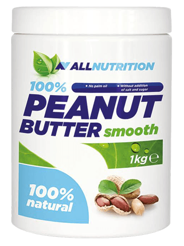 100% Peanut Butter, 1000 г, AllNutrition. Арахисовая паста. 