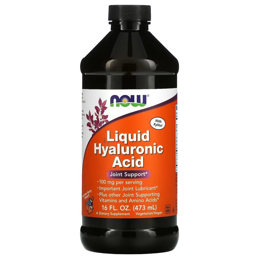 Для суставов и связок NOW Liquid Hyaluronic Acid, 473 мл,  ml, Now. For joints and ligaments. General Health Ligament and Joint strengthening 