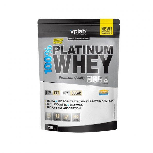 VPLab Сывороточный протеин изолят VP laboratory 100% Platinum Whey 750 грамм Печенье крем, , 