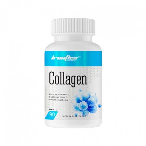 Collagen, 90 шт, IronFlex. Коллаген. Поддержание здоровья Укрепление суставов и связок Здоровье кожи 
