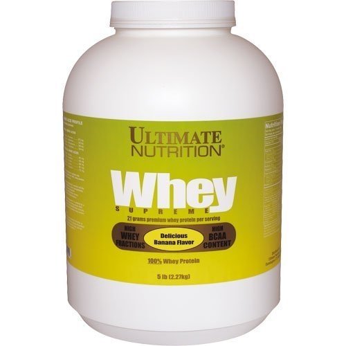 Whey Supreme, 2270 g, Ultimate Nutrition. Suero concentrado. Mass Gain recuperación Anti-catabolic properties 