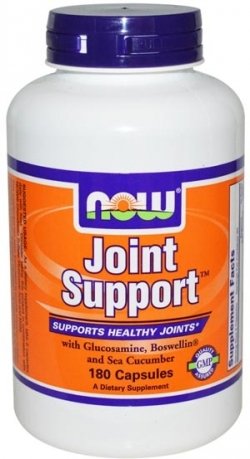 Joint Support, 180 шт, Now. Глюкозамин. Поддержание здоровья Укрепление суставов и связок 