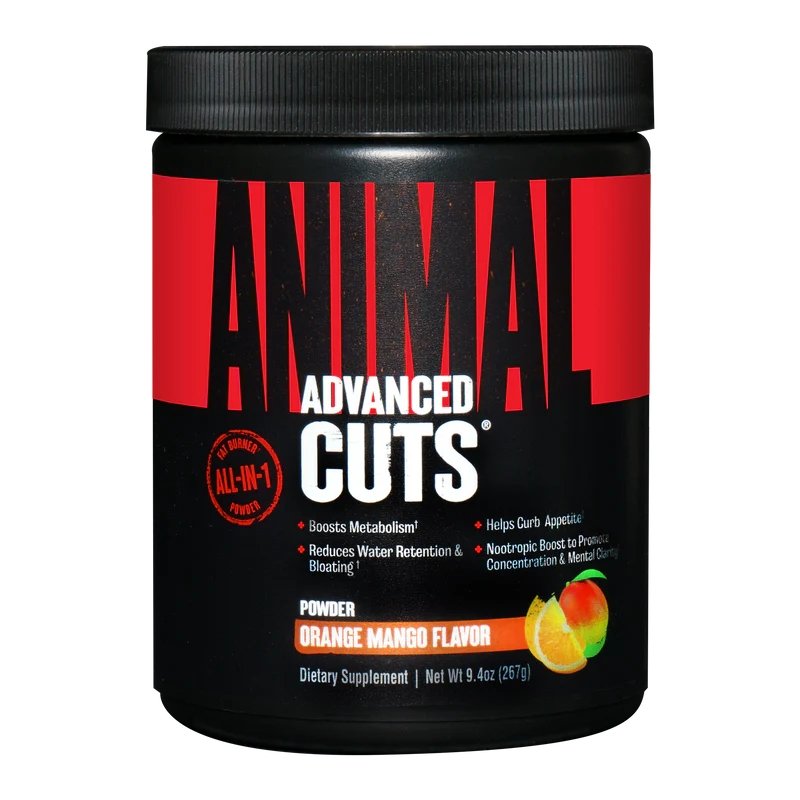 Universal Nutrition Жиросжигатель Universal Nutrition Animal Cuts Powder, 42 порции Апельсин-манго (265 грамм), , 