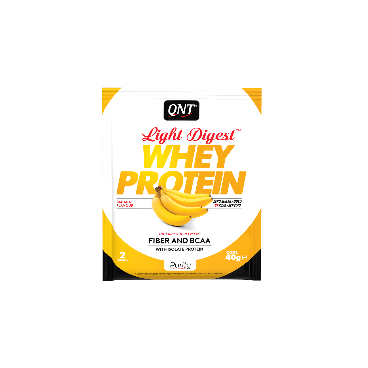 QNT QNT Light Digest Whey Protein 500 г - Banana, , 0 - 1590 