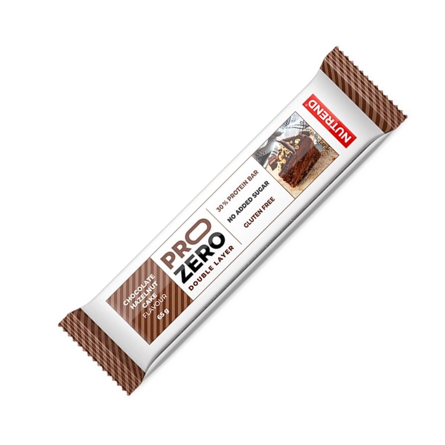Батончик Nutrend Pro Zero, 65 грамм Шоколадный торт с лесным орехом,  ml, Nutrend. Bar. 