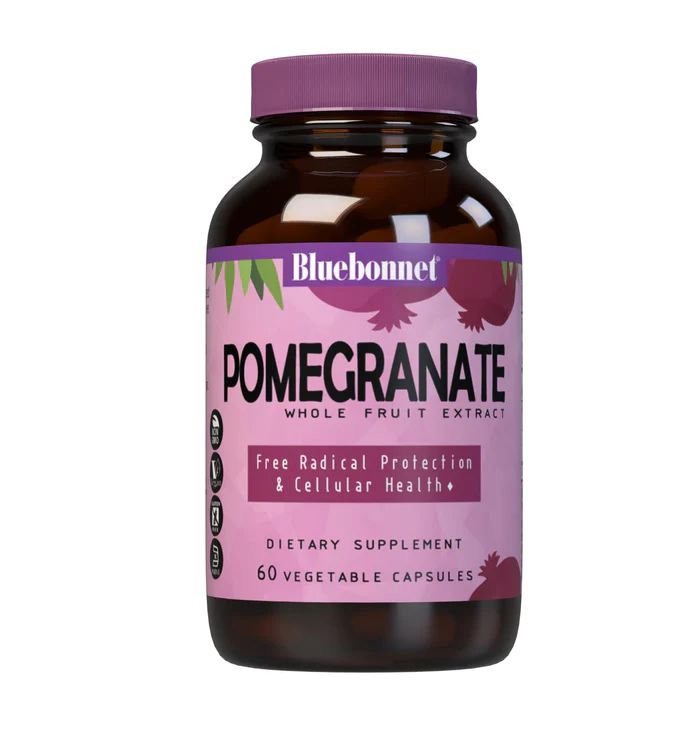 Натуральная добавка Bluebonnet Super Fruit Pomegranate Extract, 60 вегакапсул,  мл, Bluebonnet Nutrition. Hатуральные продукты. Поддержание здоровья 