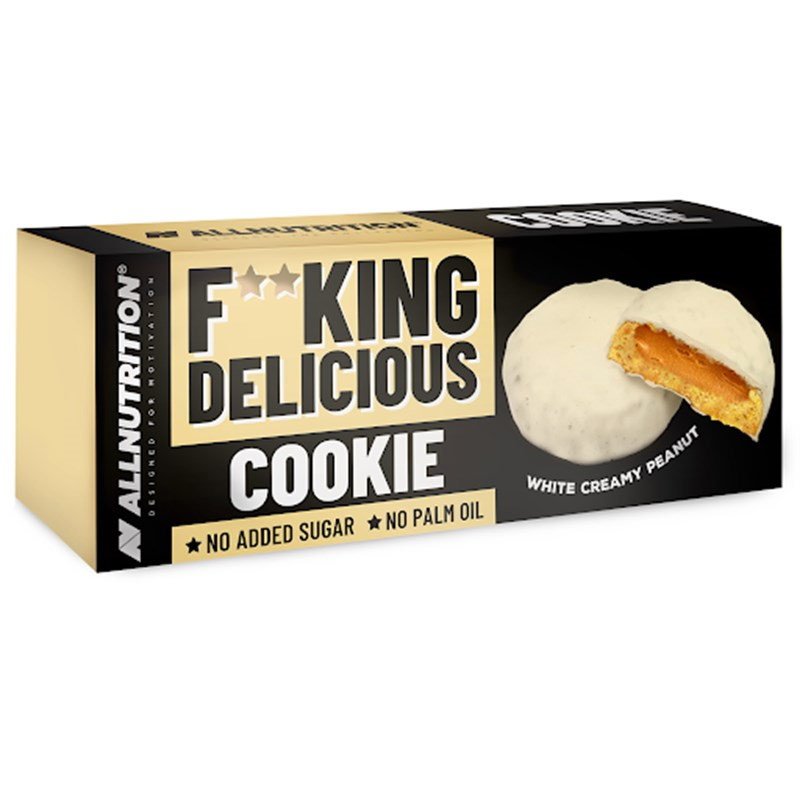 Заменитель питания AllNutrition FitKing Delicious Cookie, 128 грамм, белый крем с арахисом,  ml, AllNutrition. Meal replacement. 