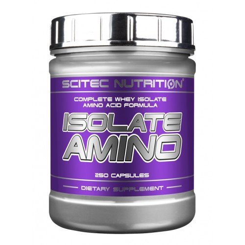 Аминокислота Scitec Isolate Amino, 250 капсул,  мл, Scitec Nutrition. Аминокислоты. 