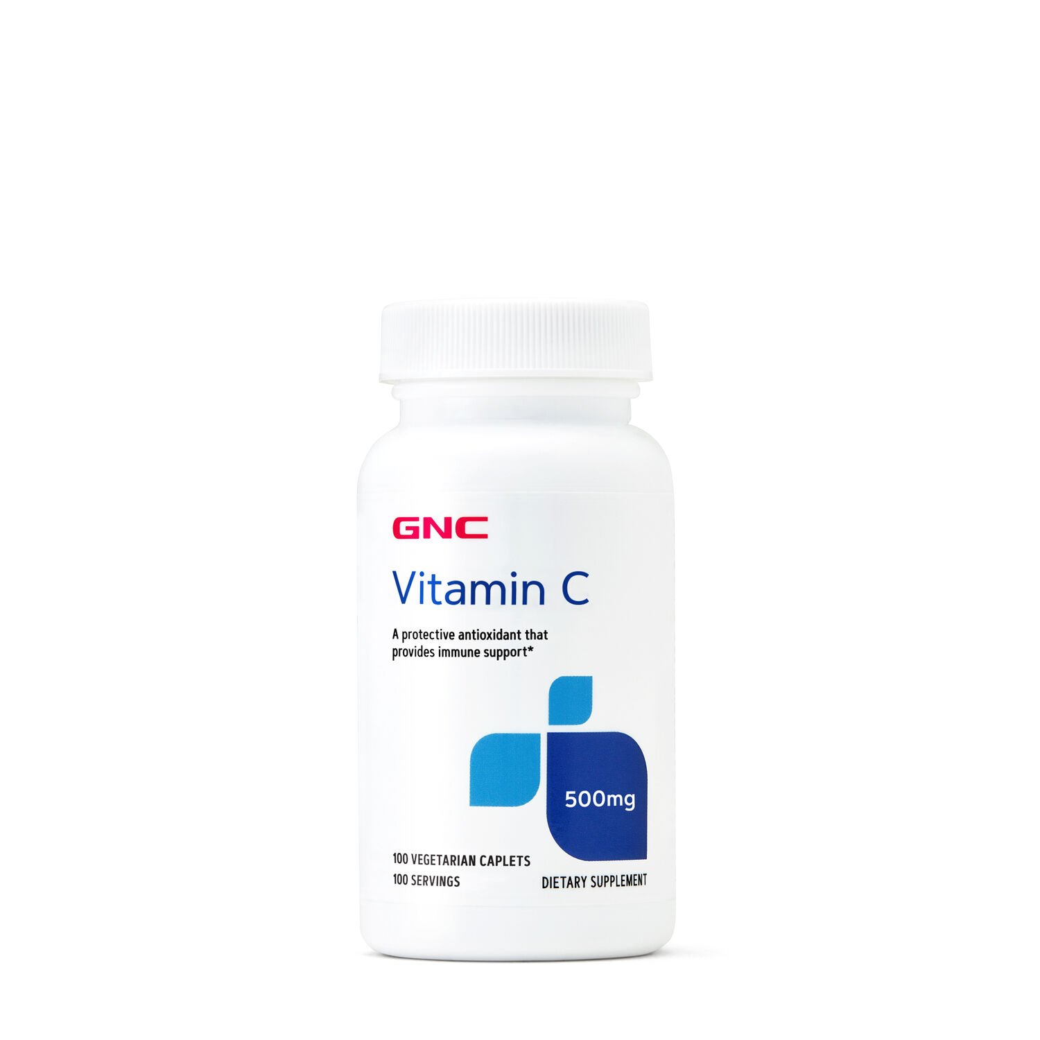 Витамины и минералы GNC Vitamin C 500 mg, 100 каплет,  мл, GNC. Витамины и минералы. Поддержание здоровья Укрепление иммунитета 