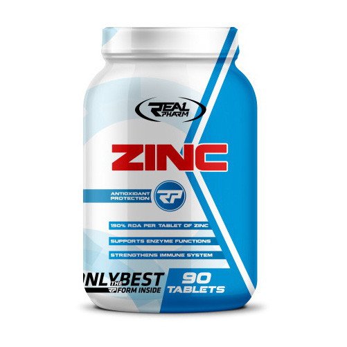 Цинк Real Pharm Zinc 90 таблеток,  ml, Real Pharm. Zinc Zn. General Health 