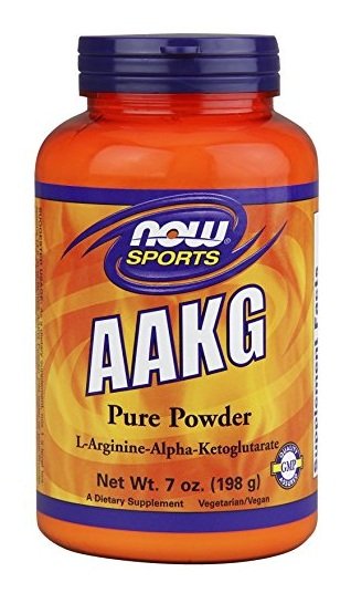 AAKG Pure Powder, 198 g, Now. Arginine. recovery Immunity enhancement Muscle pumping Antioxidant properties Lowering cholesterol Nitric oxide donor 