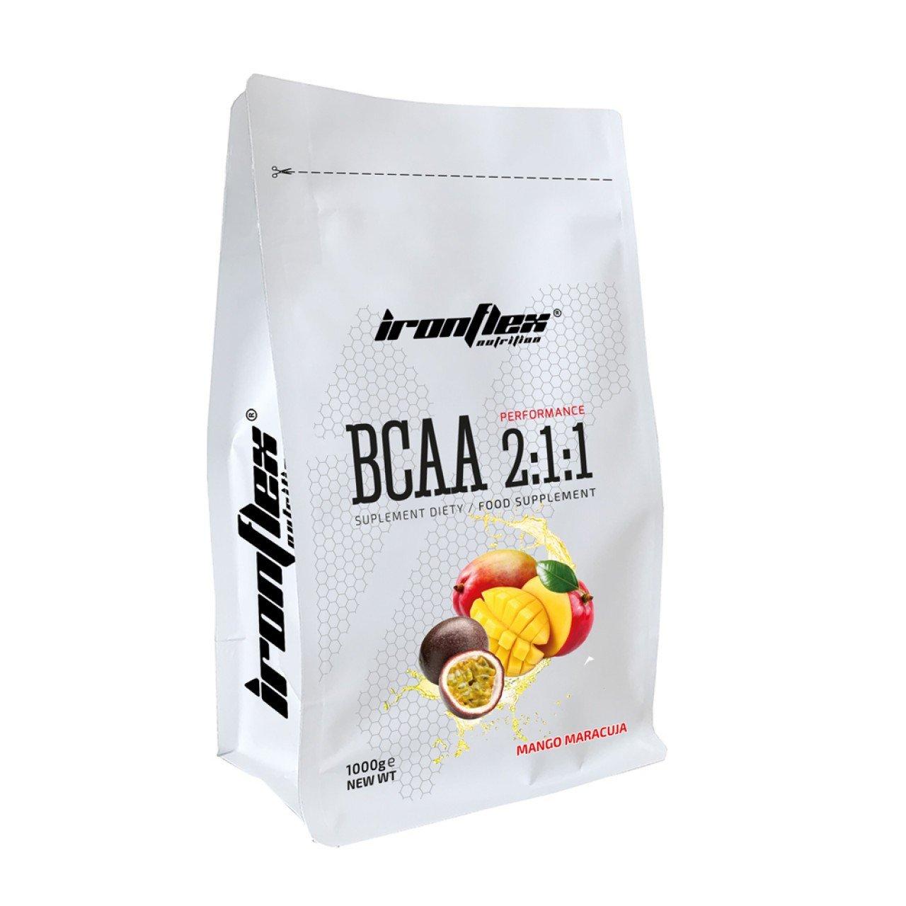 БЦАА Iron Flex BCAA 2:1:1 1000 грамм Фрутовый Пунш,  мл, IronFlex. BCAA. Снижение веса Восстановление Антикатаболические свойства Сухая мышечная масса 