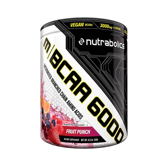 Nutrabolics БЦАА NutraBolics  M BCAA 6000 (240 г) нутраболик fruit punch, , 0.24 