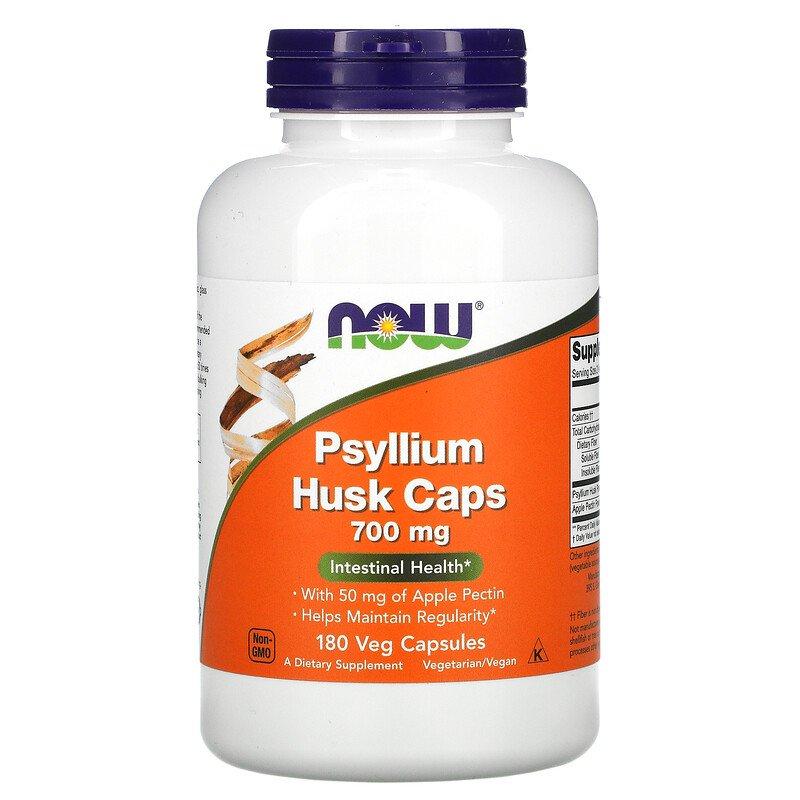 Now NOW Foods Psyllium Husk Caps 700 mg 180 VCaps, , 180 шт.