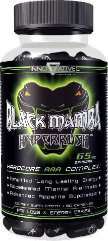 Innovative labs  Black Mamba Hyperrush  90 шт. / 90 servings,  ml, Innovative Labs. Quemador de grasa. Weight Loss Fat burning 