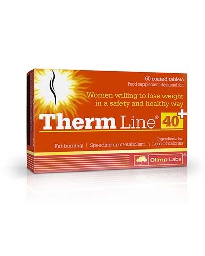 Therm Line 40+, 60 pcs, Olimp Labs. Fat Burner. Weight Loss Fat burning 