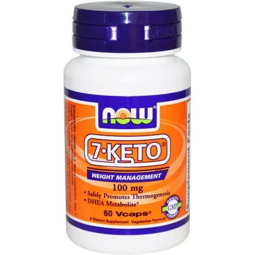 7-KETO 100 mg, 60 шт, Now. Жиросжигатель. Снижение веса Сжигание жира 