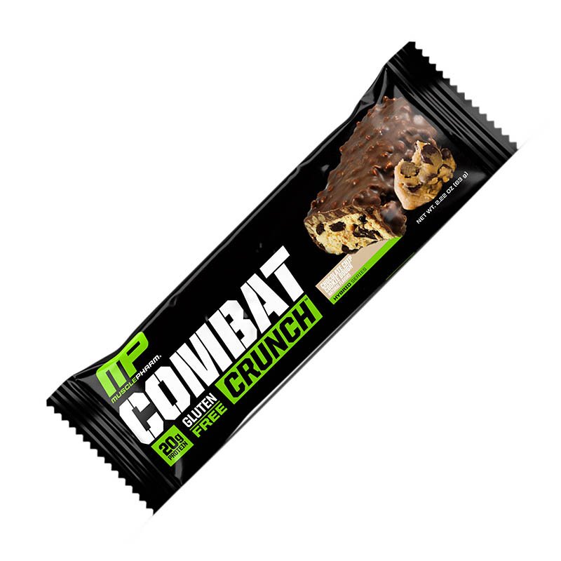 Батончик MusclePharm Combat Crunch Bar, 63 грамма Шоколадное печенье,  мл, MusclePharm. Батончик. 
